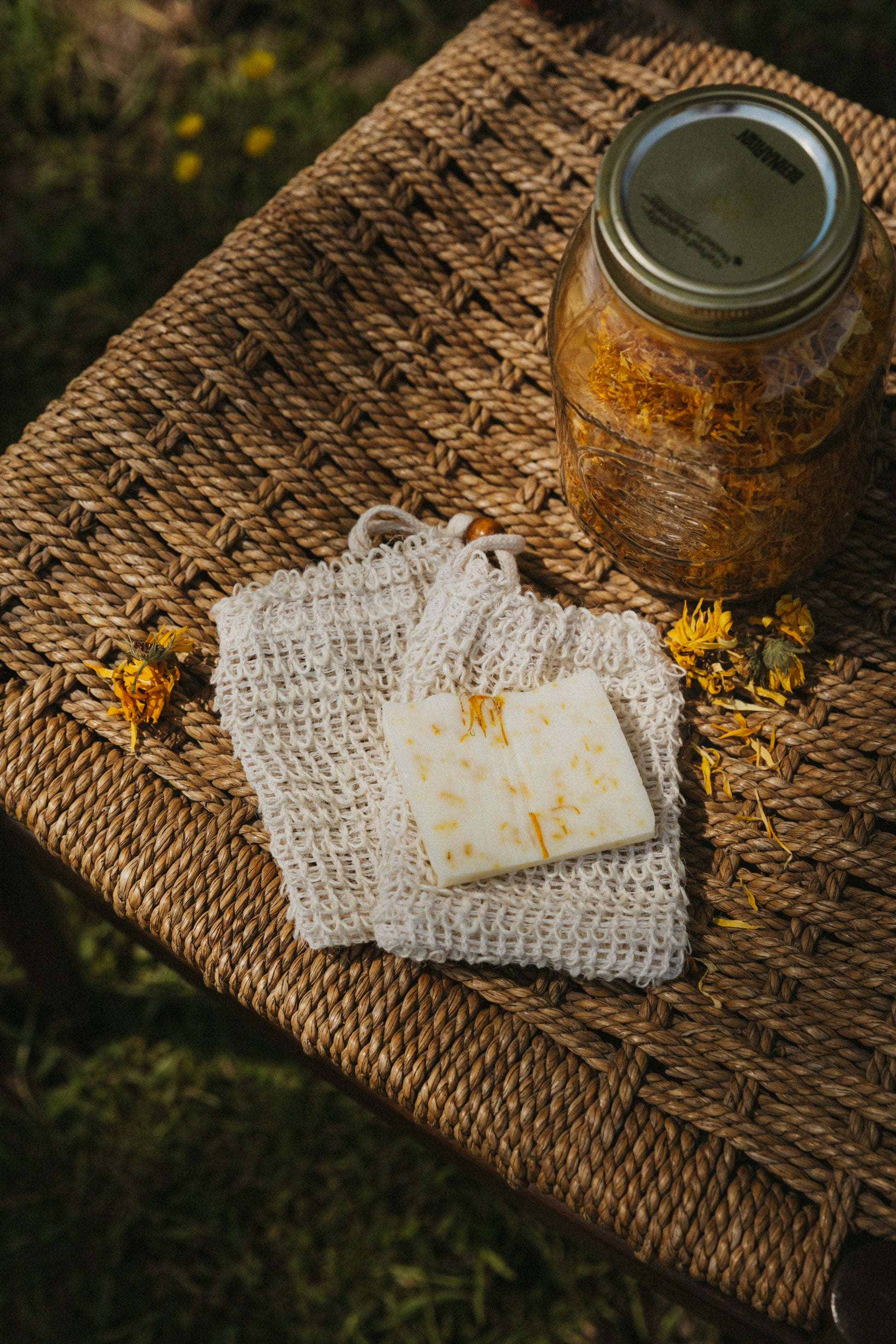 Golden Glow Tallow Soap Bar