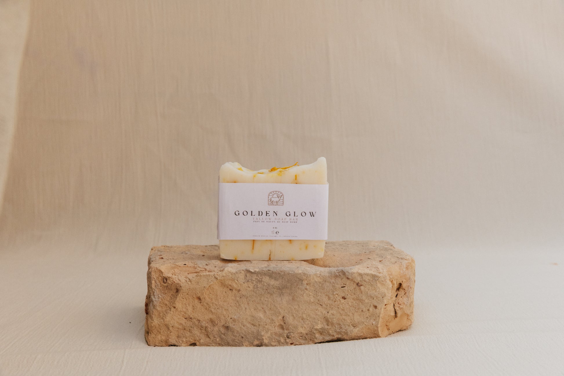 Golden Glow Tallow Soap Bar