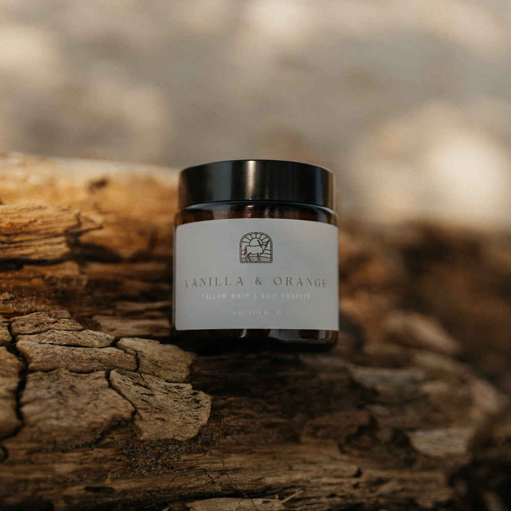 WHOLESALE Vanilla & Orange Tallow Whip Body Cream